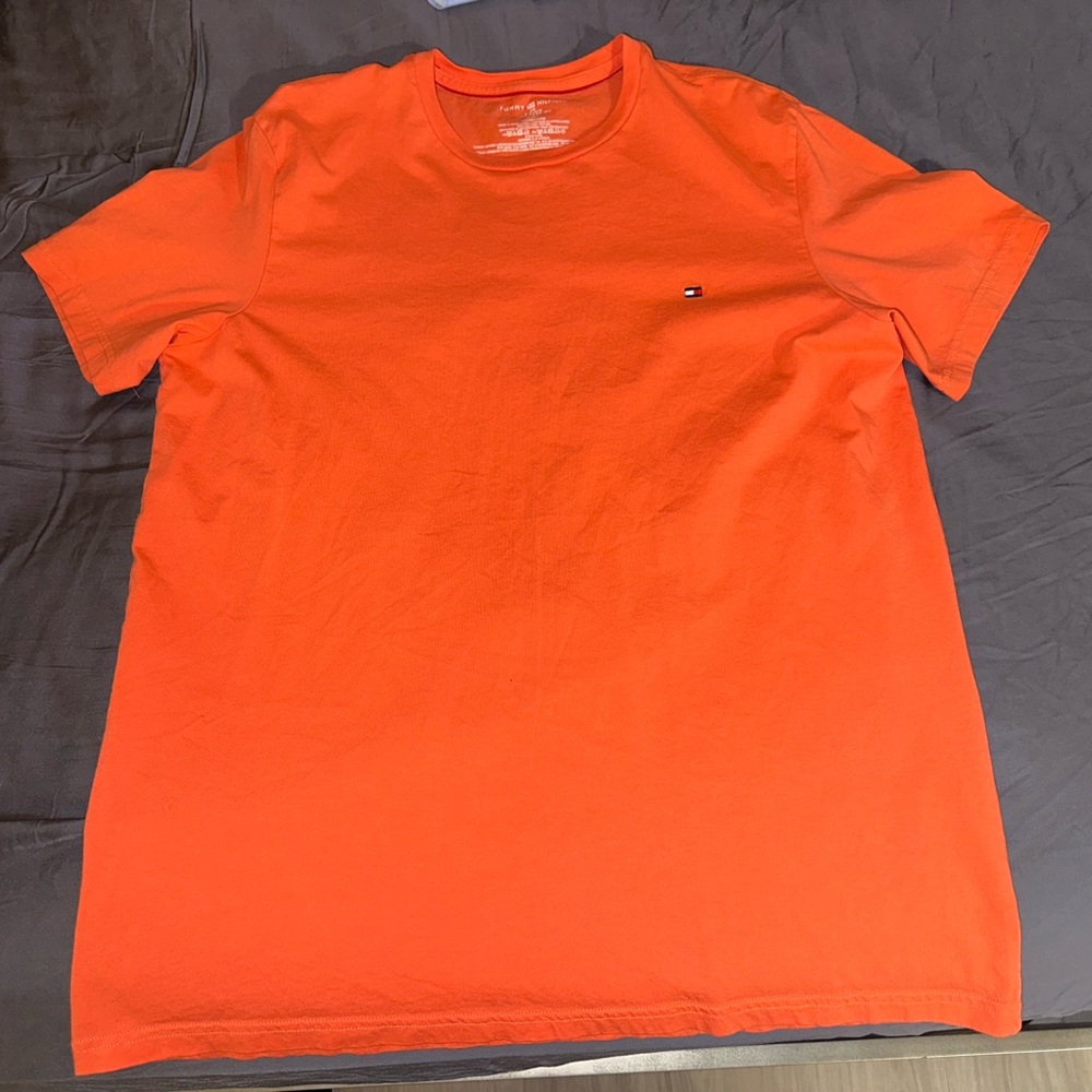Tommy Hilfiger Men's Orange T-Shirt
